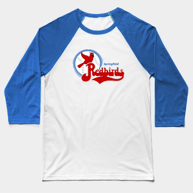 Vintage Springfield Redbirds Baseball Baseball T-Shirt by LocalZonly